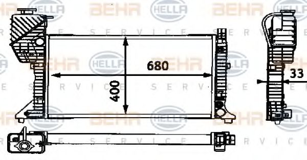 BEHR HELLA SERVICE 8MK 376 721-201