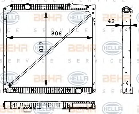 BEHR HELLA SERVICE 8MK 376 721-211