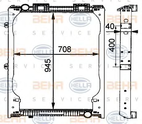 BEHR HELLA SERVICE 8MK 376 721-481