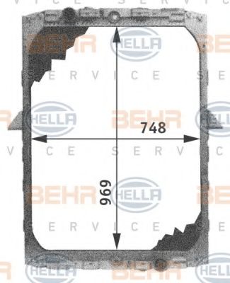 BEHR HELLA SERVICE 8MK 376 721-511