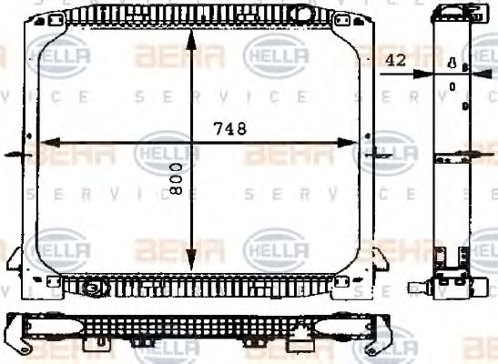 BEHR HELLA SERVICE 8MK 376 721-571