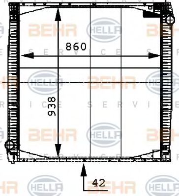 BEHR HELLA SERVICE 8MK 376 721-621
