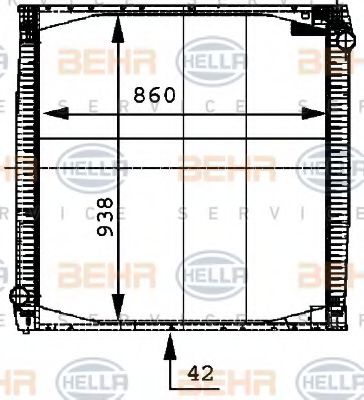 BEHR HELLA SERVICE 8MK 376 721-621