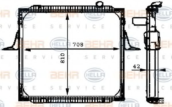 BEHR HELLA SERVICE 8MK 376 721-661