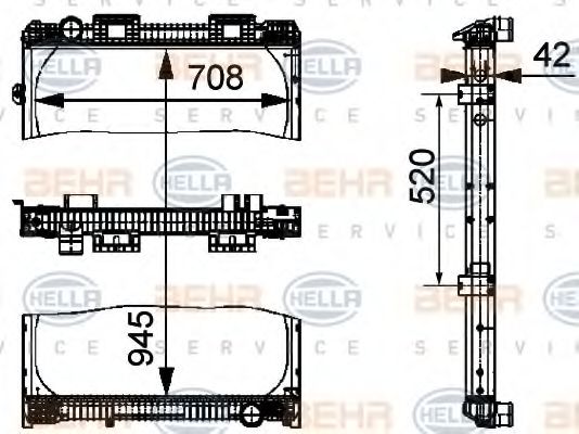 BEHR HELLA SERVICE 8MK 376 721-761