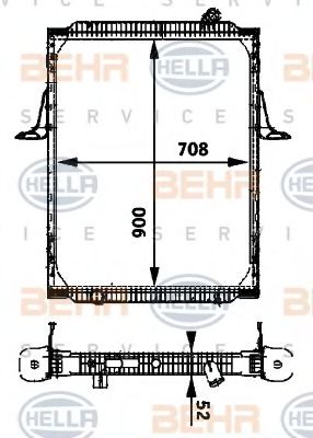 BEHR HELLA SERVICE 8MK 376 722-061