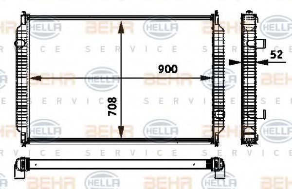 BEHR HELLA SERVICE 8MK 376 722-111 BEHR HELLA SERVICE 8MK 376 722-111