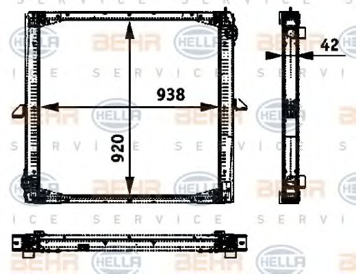 BEHR HELLA SERVICE 8MK 376 722-401