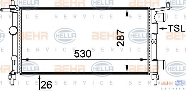 BEHR HELLA SERVICE 8MK 376 722-441