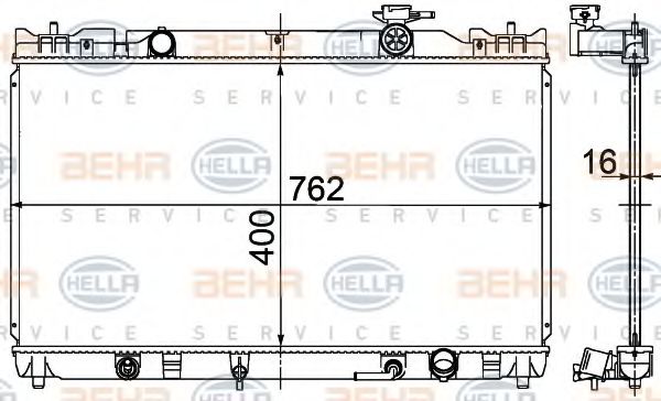 BEHR HELLA SERVICE 8MK 376 724-571