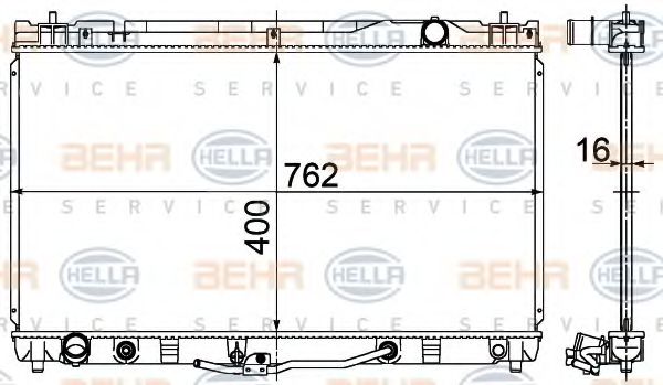 BEHR HELLA SERVICE 8MK 376 724-601