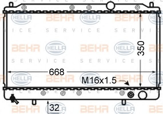 BEHR HELLA SERVICE 8MK 376 724-771