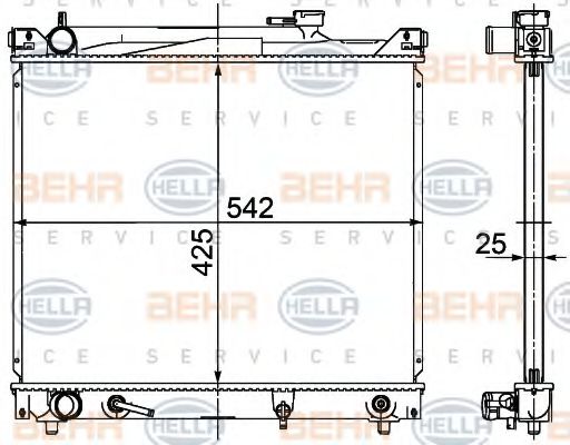 BEHR HELLA SERVICE 8MK 376 726-471