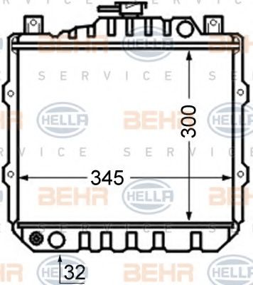 BEHR HELLA SERVICE 8MK 376 726-541