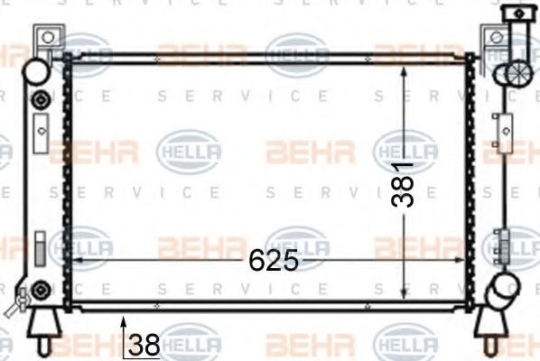 BEHR HELLA SERVICE 8MK 376 726-601