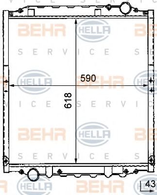 BEHR HELLA SERVICE 8MK 376 726-641