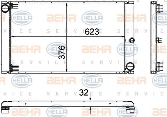 BEHR HELLA SERVICE 8MK 376 727-661