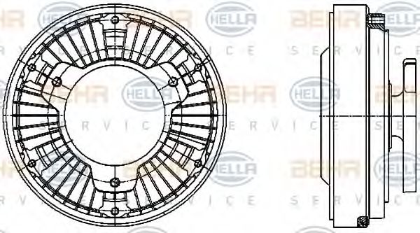 BEHR HELLA SERVICE 8MV 376 729-471