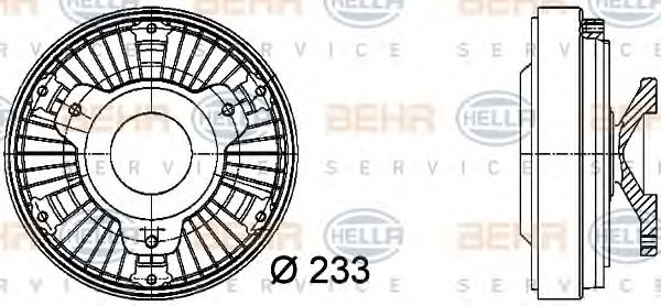 BEHR HELLA SERVICE 8MV 376 729-481