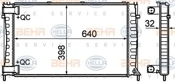 BEHR HELLA SERVICE 8MK 376 732-781