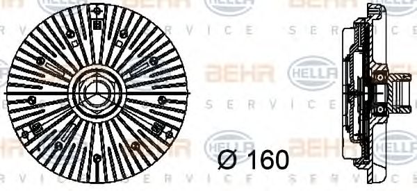 BEHR HELLA SERVICE 8MV 376 734-441 BEHR HELLA SERVICE 8MV 376 734-441