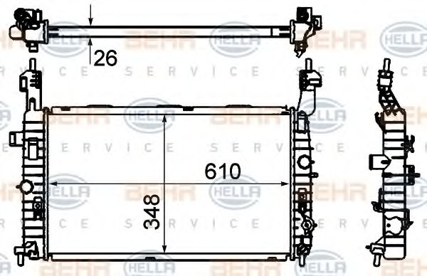 BEHR HELLA SERVICE 8MK 376 735-041