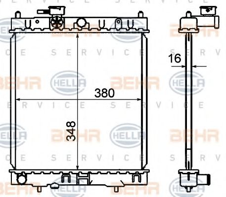 BEHR HELLA SERVICE 8MK 376 735-171