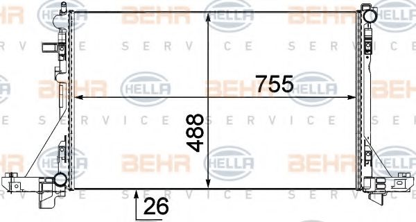 BEHR HELLA SERVICE 8MK 376 737-104