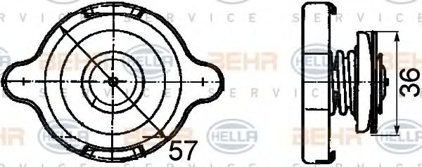 BEHR HELLA SERVICE 8MY 376 742-061
