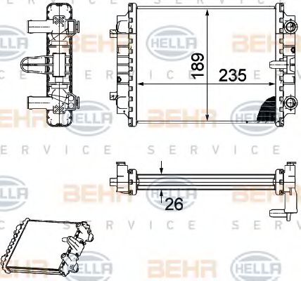 BEHR HELLA SERVICE 8MK 376 745-661