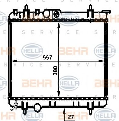 BEHR HELLA SERVICE 8MK 376 750-241