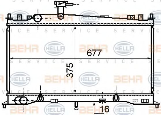 BEHR HELLA SERVICE 8MK 376 750-271
