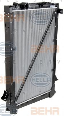Радиатор, охлаждение двигателя BEHR HELLA SERVICE 8MK 376 751-764 Радиатор, охлаждение двигателя BEHR HELLA SERVICE 8MK 376 751-764