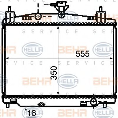 BEHR HELLA SERVICE 8MK 376 753-641