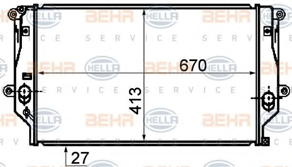 BEHR HELLA SERVICE 8MK 376 753-761