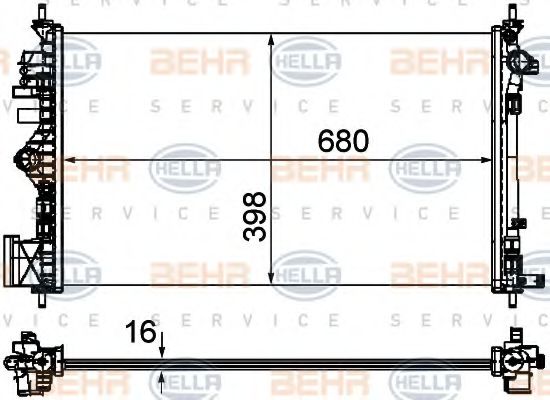 BEHR HELLA SERVICE 8MK 376 754-301