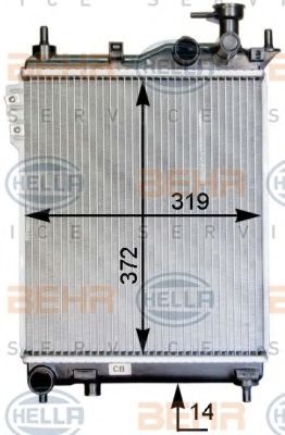 BEHR HELLA SERVICE 8MK 376 754-491