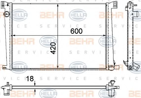 BEHR HELLA SERVICE 8MK 376 754-591
