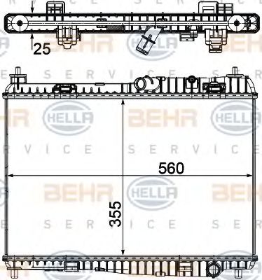 BEHR HELLA SERVICE 8MK 376 754-761