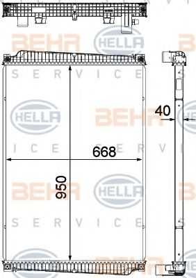 BEHR HELLA SERVICE 8MK 376 755-391