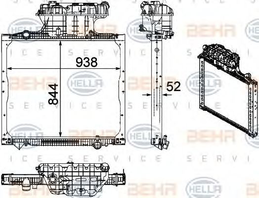 BEHR HELLA SERVICE 8MK 376 756-011