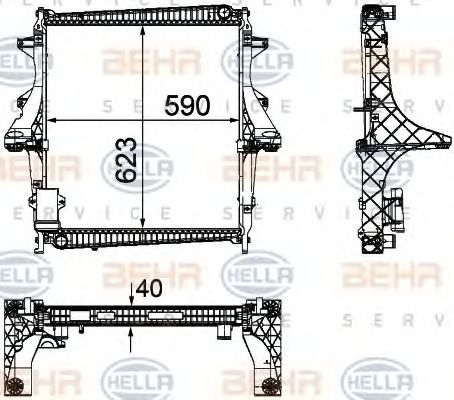 BEHR HELLA SERVICE 8MK 376 756-111