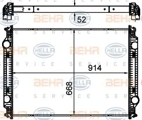 BEHR HELLA SERVICE 8MK 376 761-611