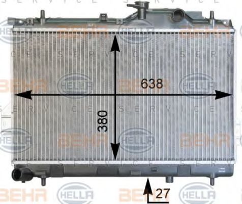 BEHR HELLA SERVICE 8MK 376 762-301