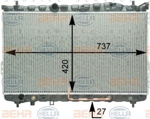 BEHR HELLA SERVICE 8MK 376 762-321