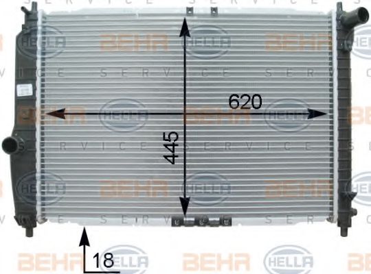 BEHR HELLA SERVICE 8MK 376 762-661