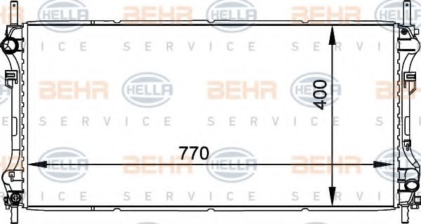 BEHR HELLA SERVICE 8MK 376 764-091