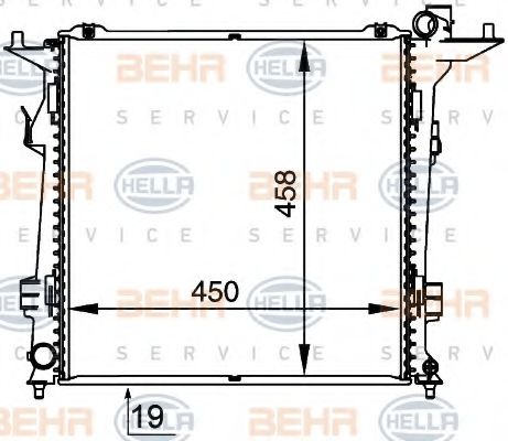 BEHR HELLA SERVICE 8MK 376 764-471