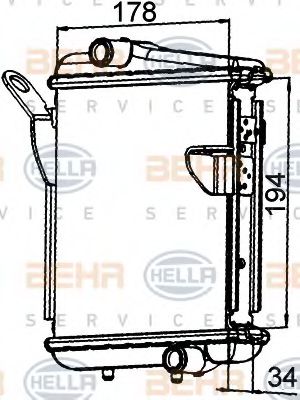 BEHR HELLA SERVICE 8MK 376 765-271