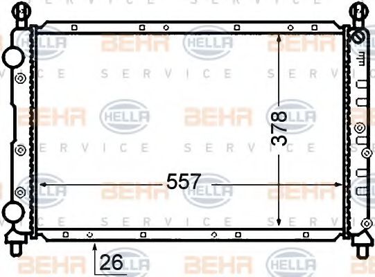 BEHR HELLA SERVICE 8MK 376 766-101